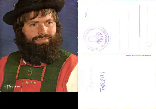 746291 Trachten Passeirer Pseirer Hut Tracht Südtirol Mann Bart Portrait