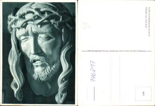 746297 Künstler AK Veit Stoß Christus Religion pub Kinderdorf 54/3