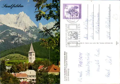 746304 Saalfelden am Steinernen Meer Ansicht m. Kirche
