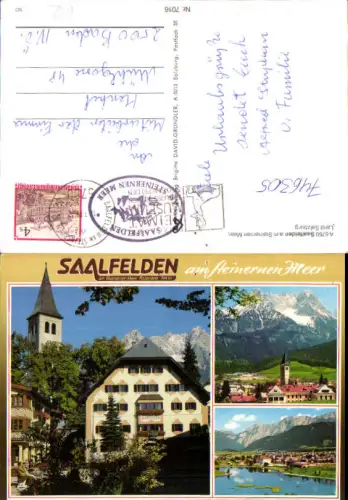 746305 Mehrbild AK Saalfelden am Steinernen Meer Rathaus Ansicht