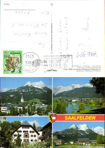 746311 Mehrbild AK Saalfelden am Steinernen Meer Rathaus Ritzensee