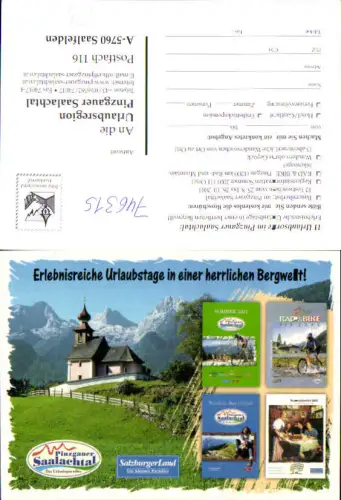 746315 Mehrbild AK Reklame Saalfelden am Steinernen Meer Saalachtal Pinzgau