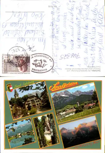 746325 Mehrbild AK Saalfelden am Steinernen Meer Rathaus Einsiedelei Ritzensee
