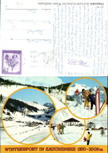 746333 Mehrbild AK Zauchensee Altenmarkt im Pongau Wintersport Skilift