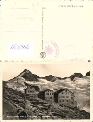 746339 Foto AK Kürsingerhütte g. d. Gr. Geiger Neukirchen am Großvenediger