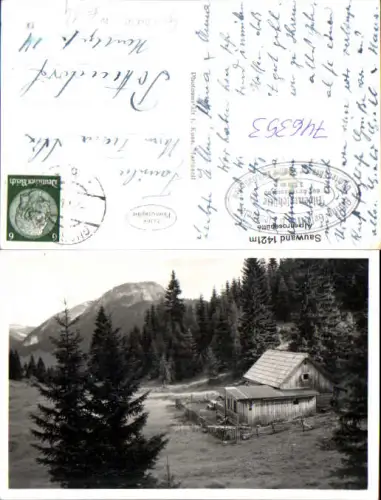 746353 Foto AK Alpenrosehütte Sauwand Mariazell Gußwerk Alpenrose Hütte