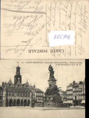 746388 Saint-Quentin Place de l Hotel-de-Ville Monument France