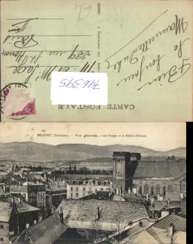 746395 Belfort Territoire Vue generale Les Vosges et le Ballon d Alsace France