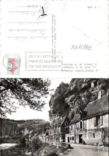 746414 Foto AK La Roque-Gageac Dordogne Les Bords et Chateau de la Malartrie France