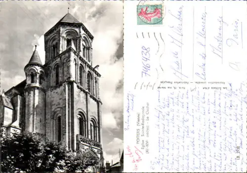746438 Foto AK Poitiers Vienne Eglise Sainte-Radegonde Le Clocher France