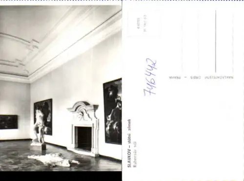 746442 Foto AK Slavkov statni zamek Rubensuv sal Schloss Slavkov u Brna Tschechien