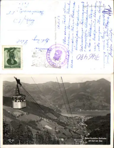 746480 Foto AK Schmittenhöhe-Seilbahn m. Zell a. See Gondel pub Cosy