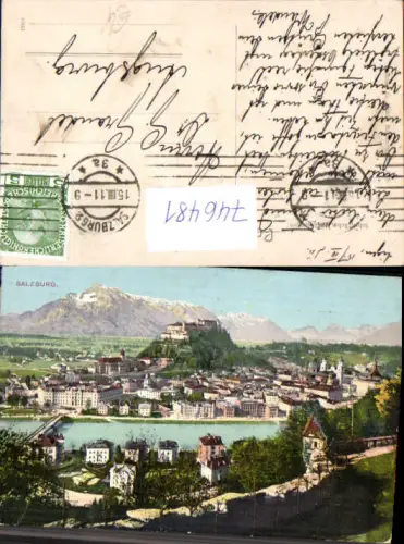 746481 Salzburg Ansicht m. Festung Hohensalzburg