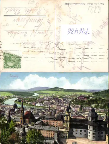 746486 Salzburg Ansicht a. Altstadt Domplatz Dom pub Purger Co 10431