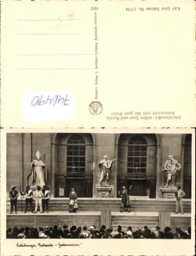 746490 Foto AK Salzburg Salzburger Feststpiele Jedermann Szene Bühne Schauspieler