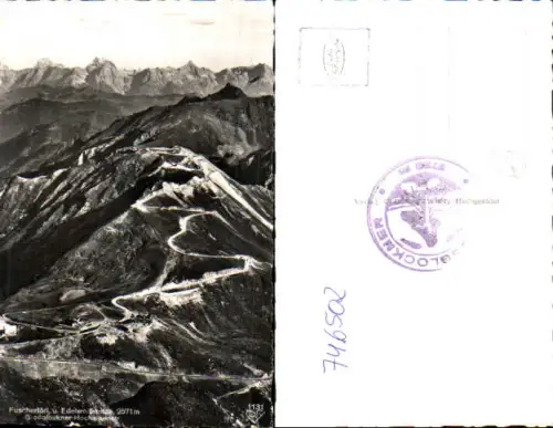 746502 Foto AK Bruck a. d. Großglocknerstraße Fuschertörl u. Edelweißspitze Hochalpenstraße