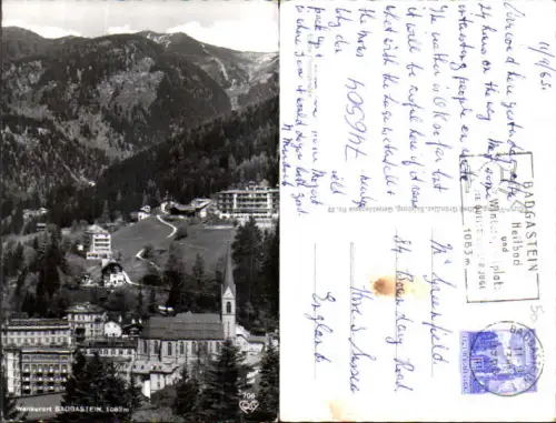 746504 Foto AK Bad Gastein Ansicht m. Kirche pub Cosy 706