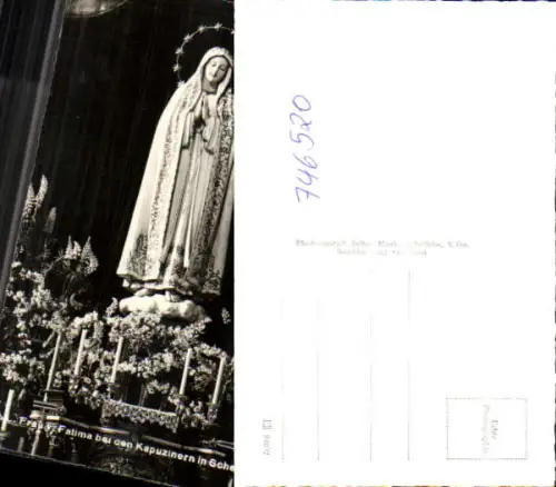 746520 Foto AK Scheibbs U. L. Frau Fatima b. Den Kapuzinern Statue Religion
