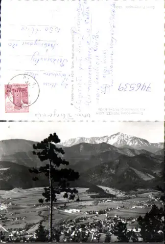 746539 Foto AK Pernitz mit Schneeberg