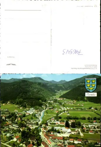 746543 Fliegeraufnahme Pernitz Totale pub Alpine Luftbild FÖ 55675