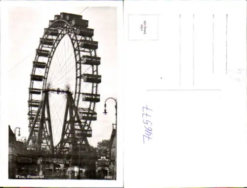 746577 Foto AK Wien Vienna Leopoldstadt Prater Riesenrad