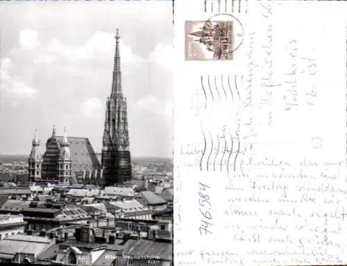 746584 Foto AK Wien Vienna Blick auf Stephansdom