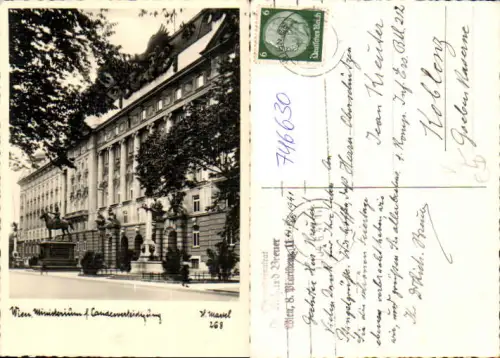 746630 Foto AK Wien Vienna Ministerium für Landesverteidigung pub H. Martel 268