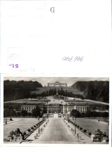 746740 Foto AK Wien Vienna Hietzing Schönbrunn Schloss Gesamtansicht m. Gloriette