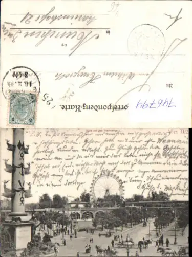 746794 Wien Leopoldstadt 2 Praterstern Riesenrad Kutsche pub P. Leclere 136