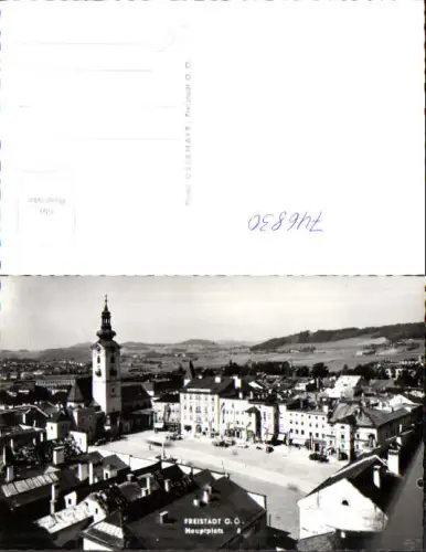 746830 Foto AK Freistadt Hauptplatz Totale