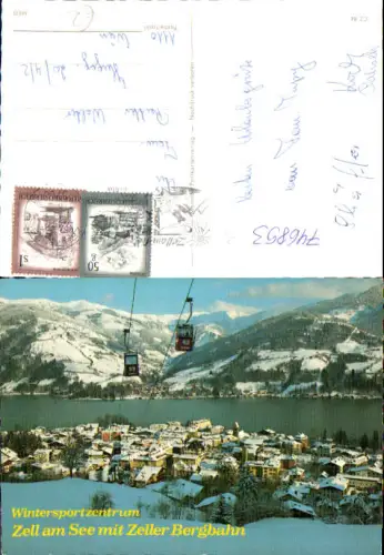 746853 Zell a. See mit Zeller Bergbahn Seilbahn Gondel Wintersport