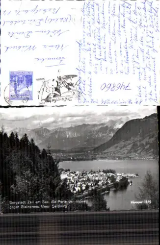 746860 Foto AK Zell a. See geg. Steinernes Meer