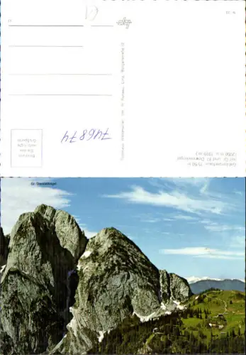746874 Gosau Gablonzer Hütte Gablonzerhütte m. Gr. u. Kl. Donnerkogel