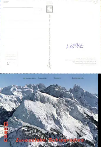 746881 Zwieselalm Gosau Skiparadies Wintersport m. Bergkulisee