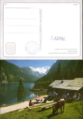 746883 Gosau Gosausee m. Dachstein Jausenstation Seeklausalm Klacklhütte