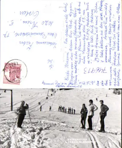 746913 Foto AK Gosau Salzkammergut Wintersport Skifahren Skilift