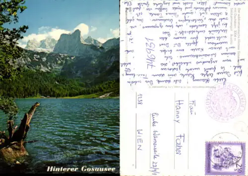 746931 Gosau Hinterer Gosausee mit Dachstein Ufer