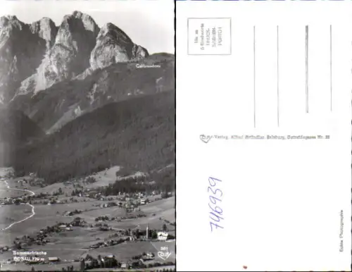746939 Foto AK Gosau mit Blick Gablonzer Hütte Donnerkogel pub Cosy 361