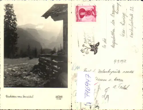 746947 Foto AK Dachstein vom Gosautal Gosau pub Brandt 11158