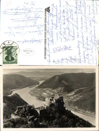 746953 Foto AK Ruine Aggstein Wachau
