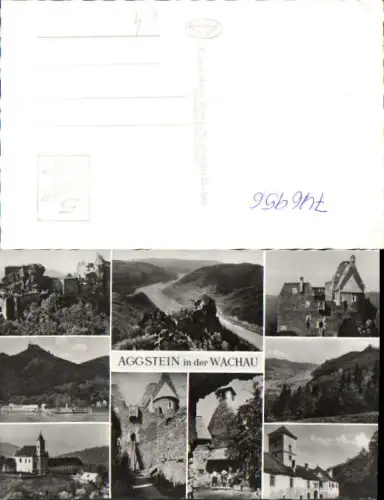 746956 Mehrbild Foto AK Aggstein i. d. Wachau Schiff Dampfer