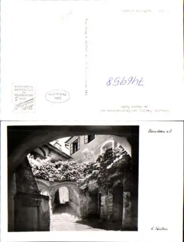 746958 Foto AK Dürnstein a. Donau Aufgang Bürgermeisteramt Pension Fürtler