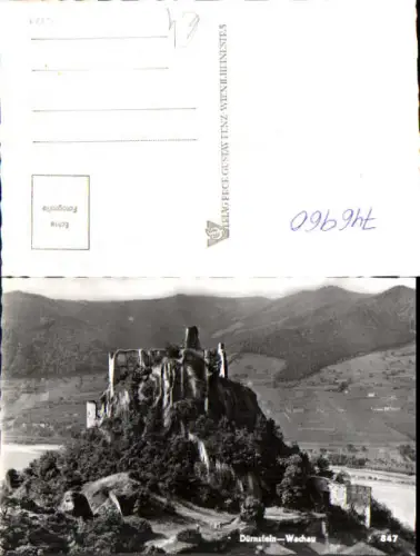 746960 Foto AK Dürnstein Wachau Ruine