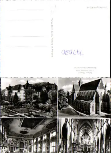 747020 Mehrbild AK Salem Schloss Münster innen Kaisersaal Münster außen