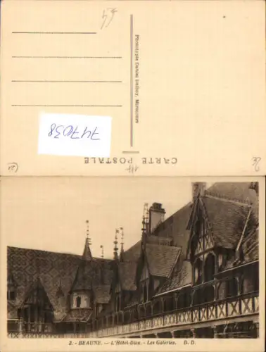 747038 Beaune L Hotel Dieu Les Galeries France