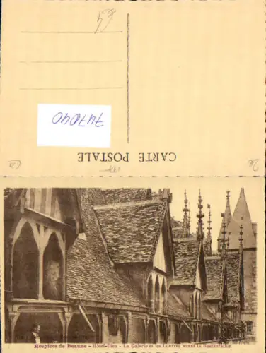 747040 Hospices de Beaune Hotel Dieu La Galerie et les Louvres avant la Restauration France