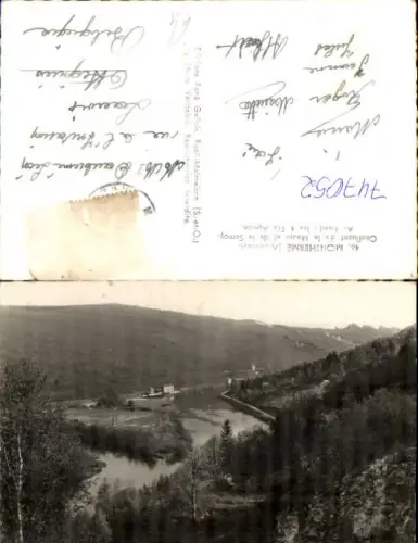 747052 Foto AK Montherme Ardennes Confluent de la Meuse et de la Semoy France