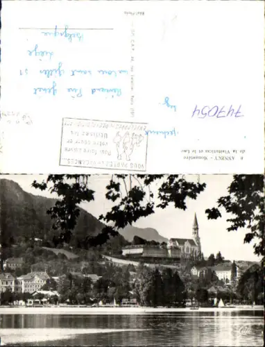 747054 Foto AK Annecy Monastere de la Visitation et le Lac France