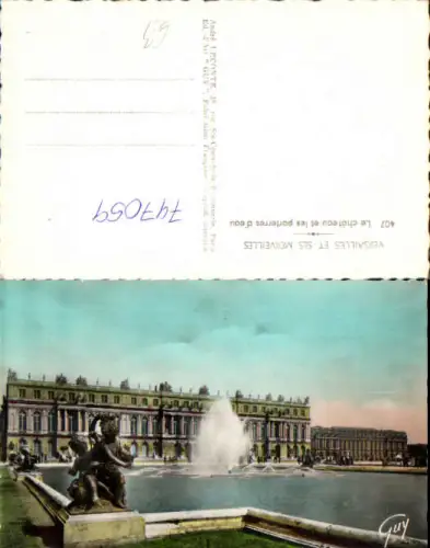 747059 Foto AK Versailles et ses Merveilles Le chateau et les parterres d eau Schloss France