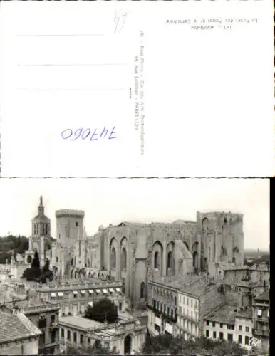 747060 Foto AK Avignon Le Palais des Papes et la Cathedrale France
